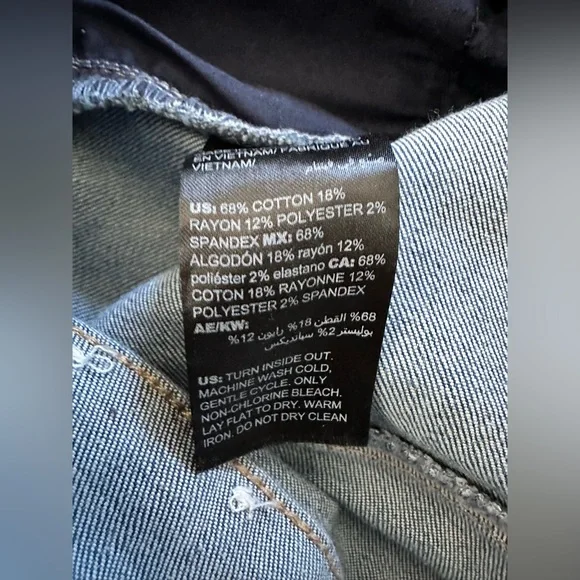 WHBM Skinny Ankle Jeans w Zipper on Bottom - Picture 5 of 14